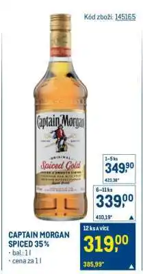Makro Captain Morgan Spiced 35 % nabídka