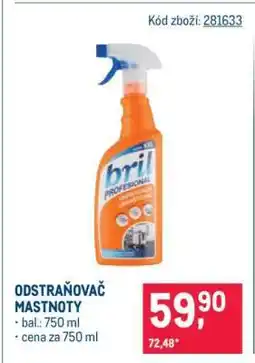 Makro Odstraňovač mastnoty nabídka
