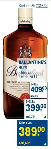 Makro Ballantine’s nabídka