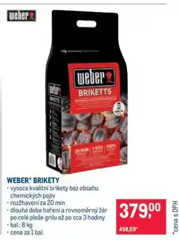 Makro WEBER BRIKETY nabídka