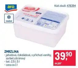 Makro Zmrzlina nabídka