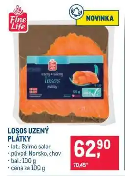 Makro Losos uzený plátky nabídka