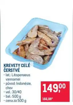 Makro Krevety celé čerstvé nabídka