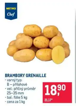 Makro BRAMBORY GRENAILLE nabídka