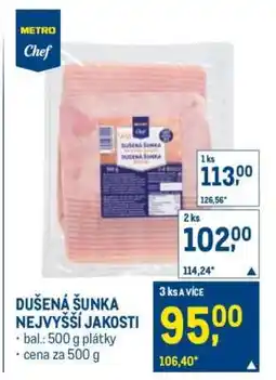 Makro Dušená šunka nejvyšší jakosti nabídka