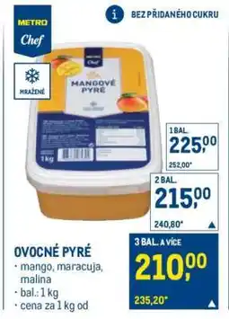 Makro Ovocné pyré nabídka