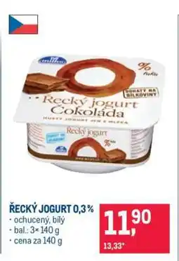 Makro Řecký jogurt 0,3 % nabídka