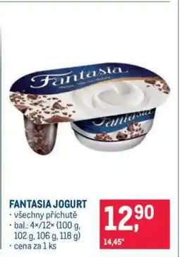 Makro Fantasia jogurt nabídka