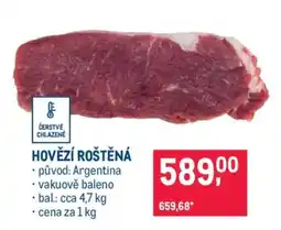 Makro Hovězí roštěná nabídka
