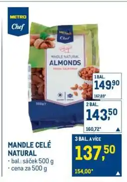 Makro Mandle celé natural nabídka