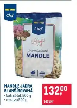 Makro Mandle jádra blanšírovaná nabídka