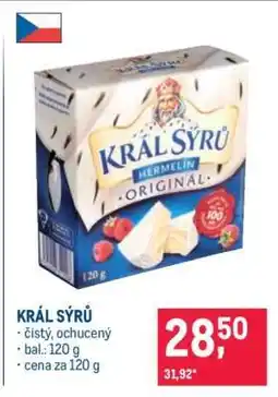 Makro Král sýrů nabídka