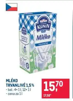 Makro Mléko trvanlivé 1,5 % nabídka
