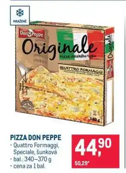 Makro Pizza Don Peppe nabídka