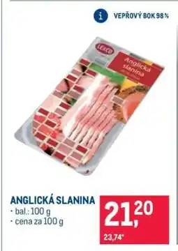 Makro Anglická slanina nabídka