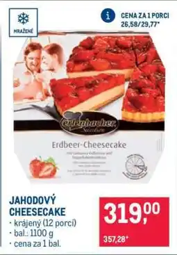 Makro Jahodový cheesecake nabídka