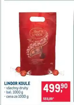 Makro Lindor koule nabídka
