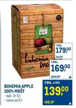 Makro Bohemia Apple 100% mošt nabídka