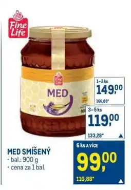 Makro Med smíšený nabídka
