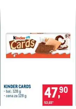 Makro KINDER CARDS nabídka