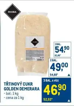 Makro Třtinový cukr Golden Demerara nabídka