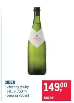 Makro CIDER nabídka
