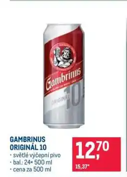Makro Gambrinus Originál 10 nabídka