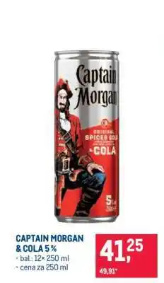 Makro Captain Morgan & Cola 5 % nabídka