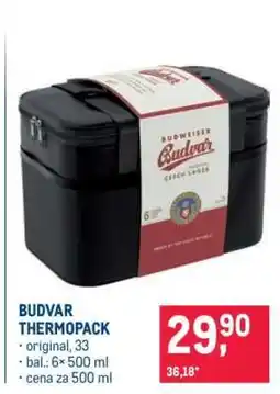 Makro BUDVAR THERMOPACK nabídka