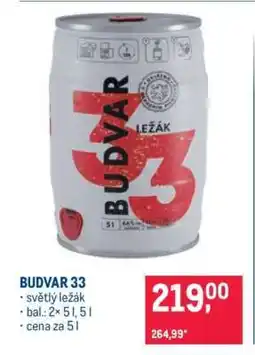 Makro Budvar 33 nabídka