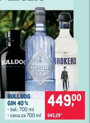 Makro Bulldog Gin 40 % nabídka