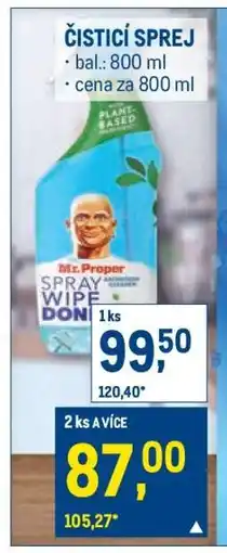 Makro Čisticí sprej nabídka