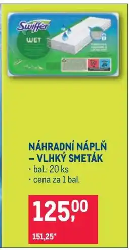 Makro NÁHRADNÍ NÁPLŇ – VLHKÝ SMETÁK nabídka