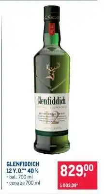 Makro Glenfiddich 12 Y. O.** 40 % nabídka