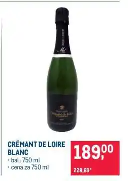 Makro CRÉMANT DE LOIRE BLANC nabídka