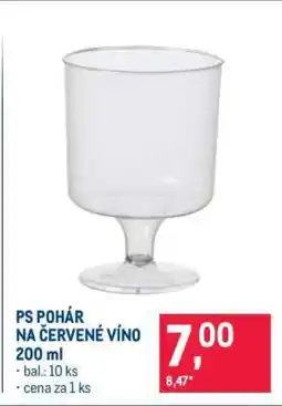Makro PS POHÁR NA ČERVENÉ VÍNO 200 ml nabídka
