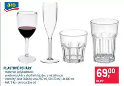 Makro PLASTOVÉ POHÁRY nabídka