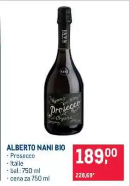 Makro ALBERTO NANI BIO nabídka