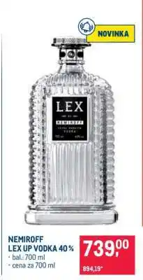 Makro NEMIROFF LEX UP VODKA 40 % nabídka