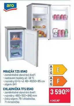 Makro CHLADNIČKA TFS 8540 nabídka