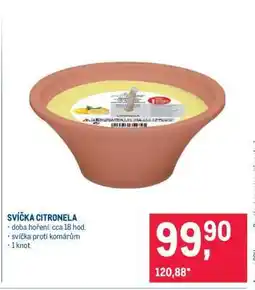 Makro SVÍČKA CITRONELA nabídka