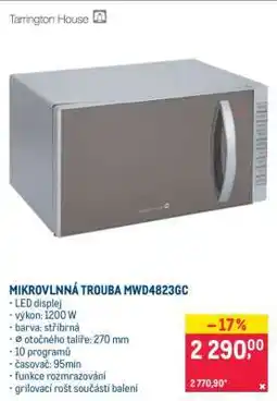 Makro MIKROVLNNÁ TROUBA MWD4823GC nabídka
