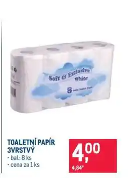 Makro Toaletní papír 3vrstvý nabídka