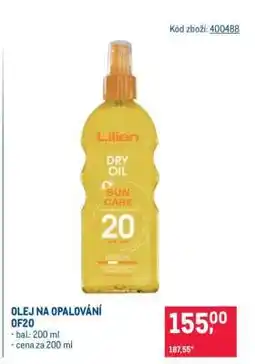 Makro OLEJ NA OPALOVÁNÍ OF20 nabídka