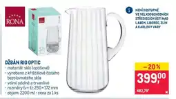 Makro DŽBÁN RIO OPTIC nabídka