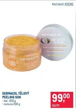 Makro DERMACOL TĚLOVÝ PEELING SUN nabídka