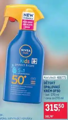 Makro DĚTSKÝ OPALOVACÍ KRÉM OF50 nabídka