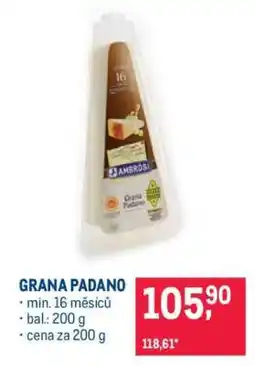 Makro Grana Padano nabídka