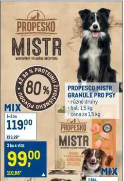 Makro PROPESCO MISTR GRANULE PRO PSY nabídka