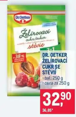 Makro DR. OETKER ŽELÍROVACÍ CUKR SE STÉVIÍ nabídka